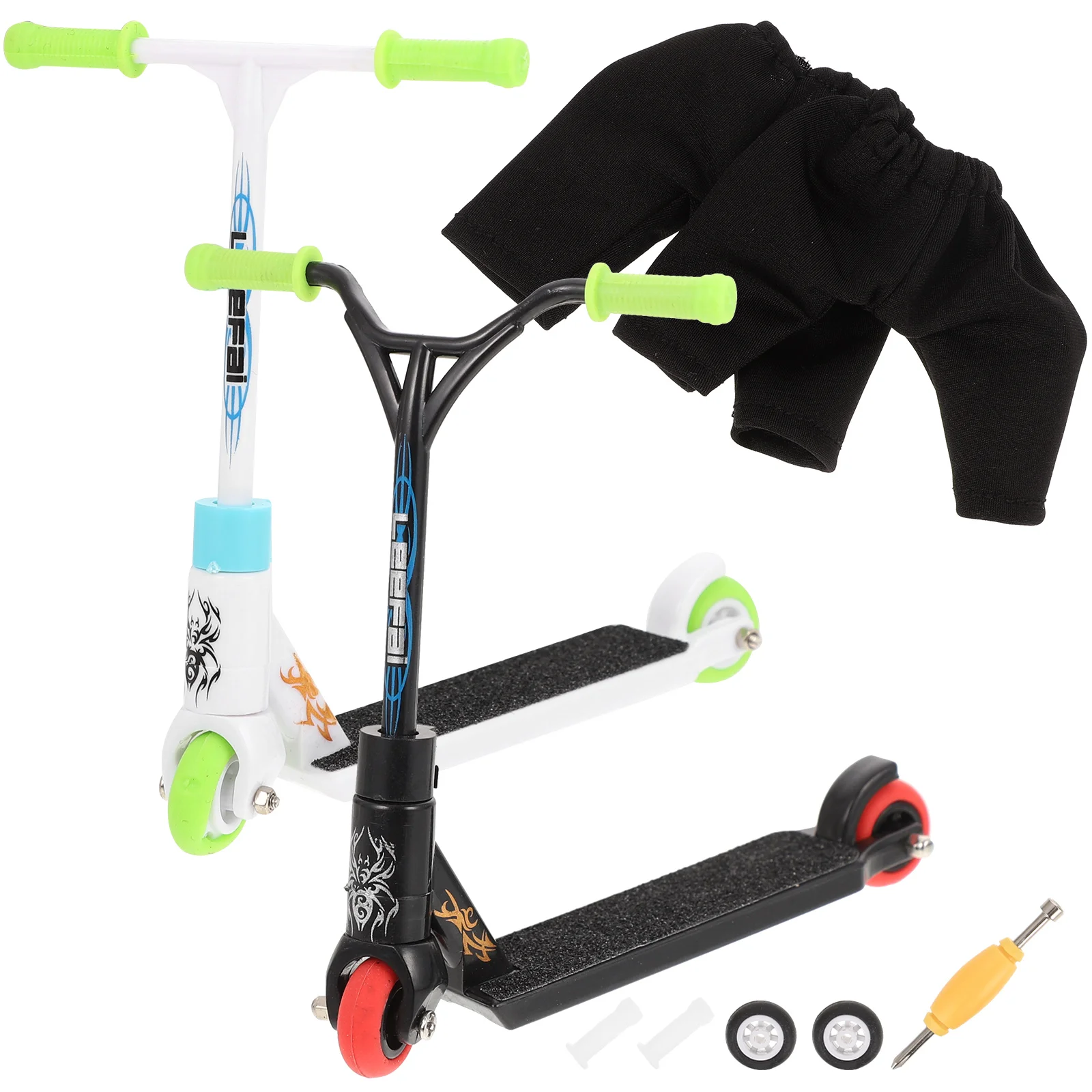 

2 набора, мини-игрушки для пальцев, скутер для взрослых, скутер для пальцев, скейтборд, обучение мелкой моторике