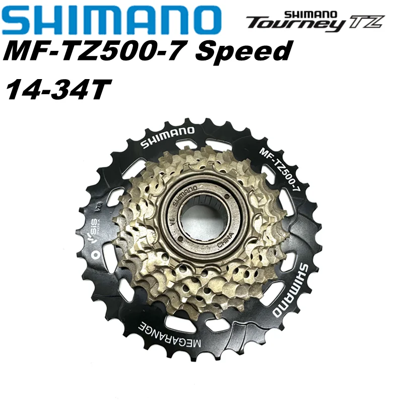 Bicycle Sprocket Gear Bicycle Cassette Bike Freewheel Bike Sprocket Bicycle Parts SHIMANO MF TZ500 7 Speed Bicycle Freewheel