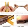 Door Insulation Seal Strip Tape Self-adhesive Acoustic Rubber Foam Weatherstrip Window Sound Draft Stopper Weather Strip 2