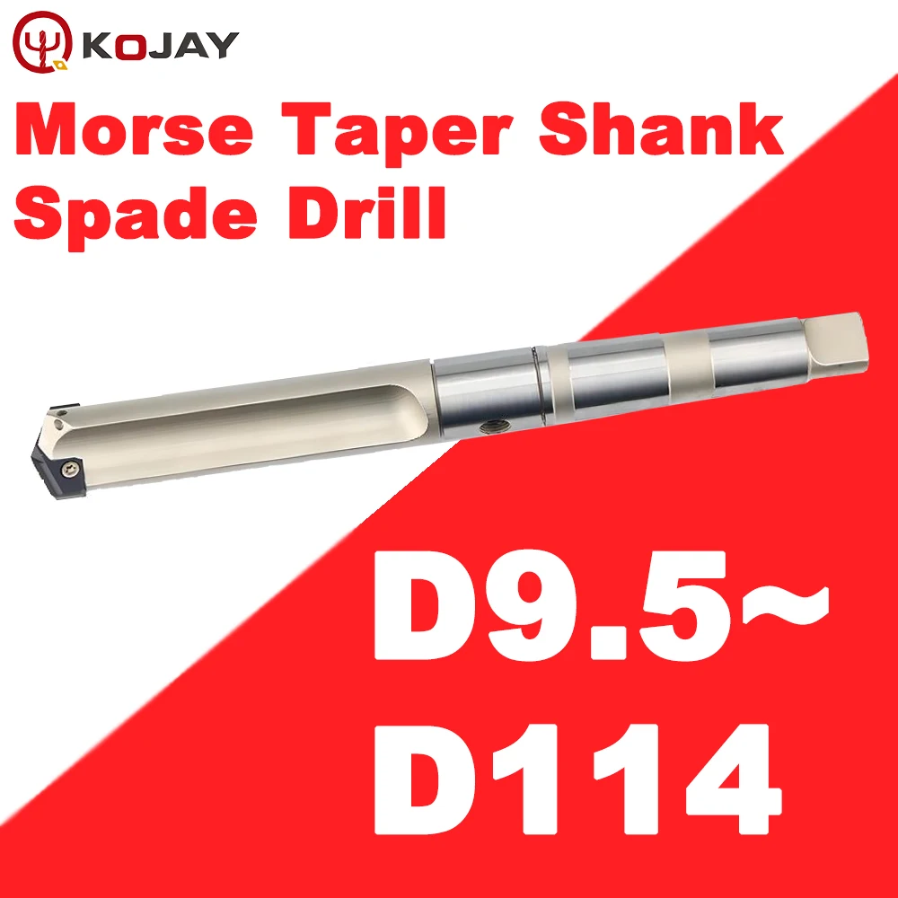 D13114 Morse Taper Shank Spade Drill Bit Indexable Metalworking U Drill CNC Tool Holder