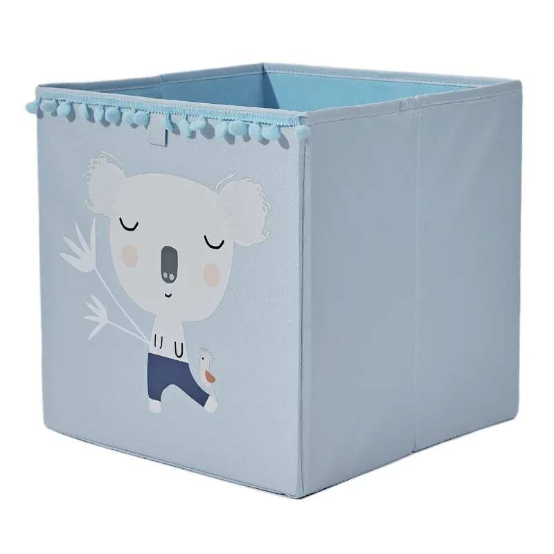 

New Table Debris Clothes Toys Household Dirty Clothes Basket Sorting Box Cartoon Fabric Storage Basket Storage Box
