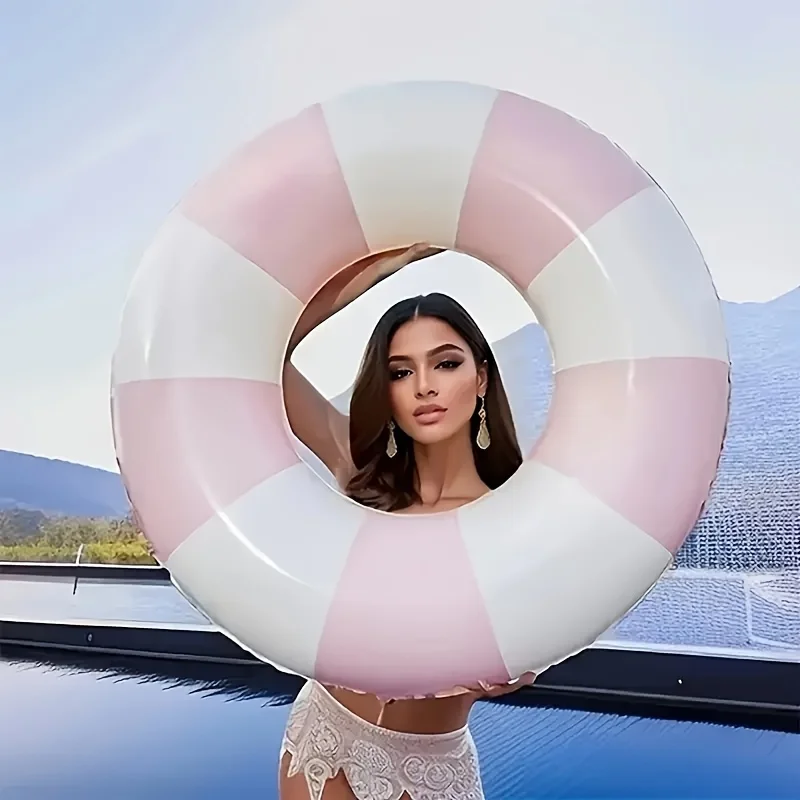 large Rooxin Inflatable Pool Float Swimming Ring for Kids Adults Water Play Swim Tube Swimming Circle Summer Beach Party Float