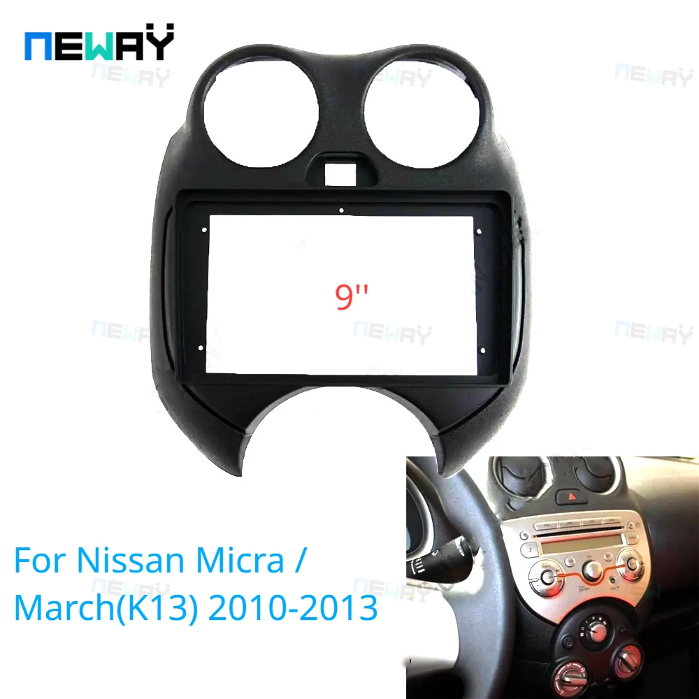 

Автомобильный радиоприемник для Nissan Micra / March(K13) 2010-2013, Android, магнитола, рамка, головное устройство, Fascia, стереоприборная панель