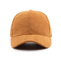 Corduroy Baseball Cap For Women Men New Cotton Solid Color Sunhat Sport Snapback Caps Autumn Warm Fashion Hip Hop Fishing Hat - Image 3