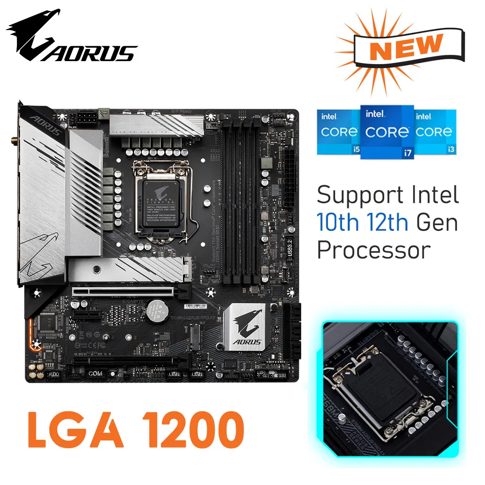 【未開封】GIGABYTE B560M AORUS PRO AX Rev.1.1 B560M AORUS PRO AX (rev. 1.x) Key Features | Motherboard