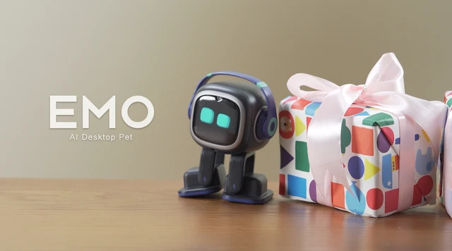 Emo Robot Intelligent Toy AI Robot Desktop Pet Emo English