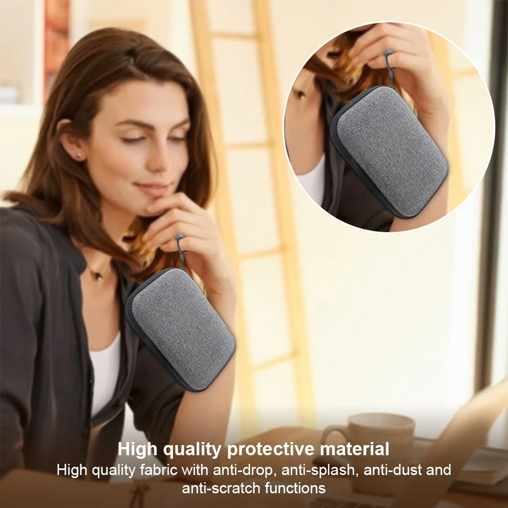 Portable Storage Bag AI Voice Recorder Carrying Case Protective Storage Case Compatible with PLAUD NotePin Voice Recorder