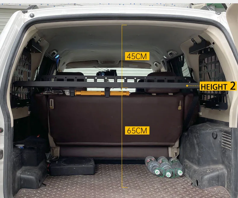 DRESSOOS Porte-Bagages Robuste Pour Coffre Arrière - Base Renforcée Antidérapante Noir