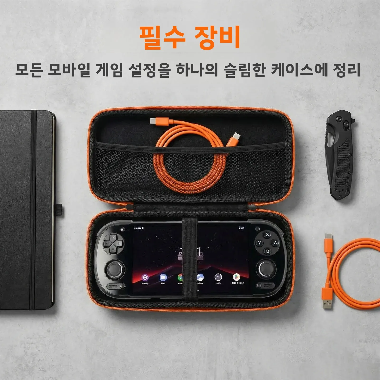 Retroid Pocket 6용 휴대용 케이스 Retroid Pocket6용 EVA 휴대용 보관 가방 방수 충격 방지 보호 액세서리