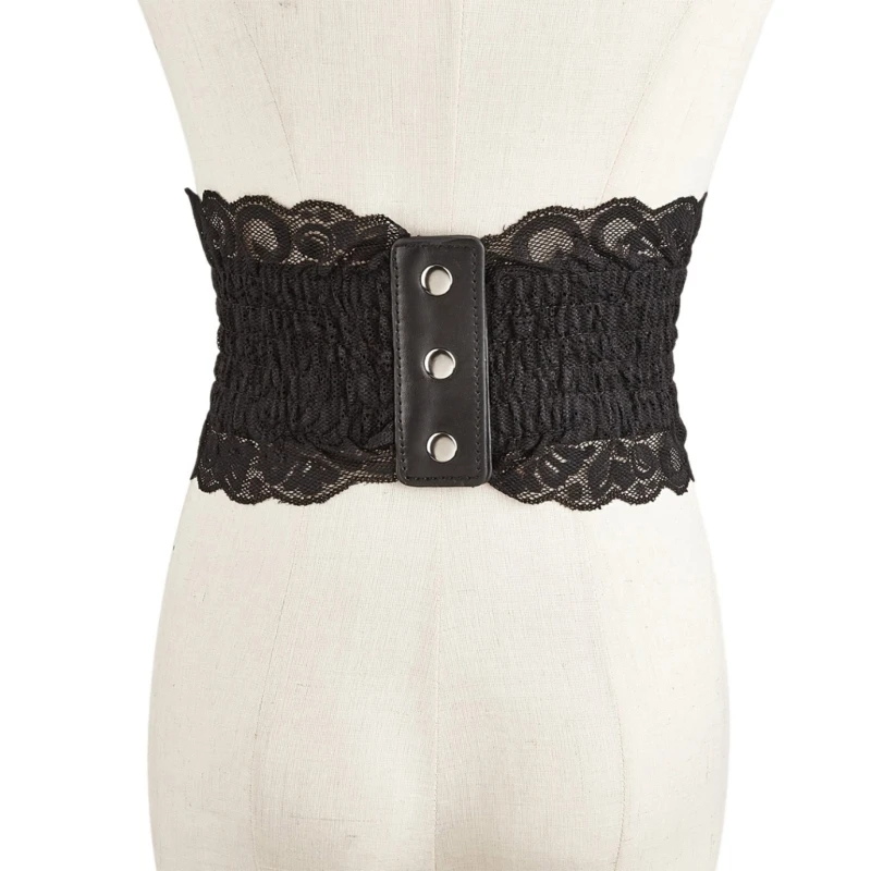 

Waist Shaping Cincher Belt Elastic Lace Girdle Belt Women Dress Waist Decoration Drop Shipping