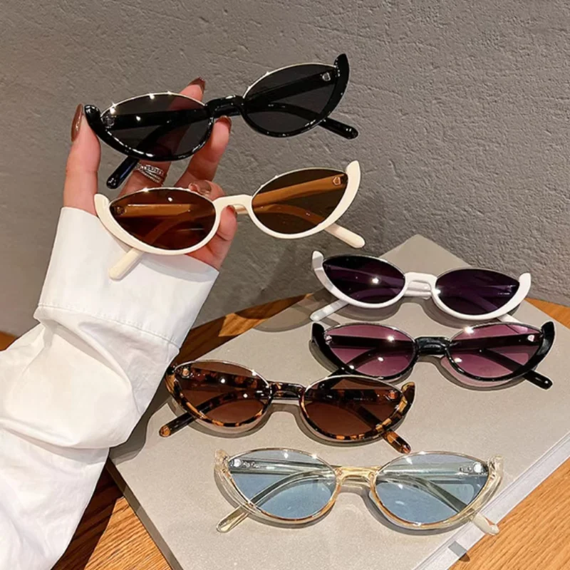

New Women Cat Eye Sunglasses Fashion Trend Punk Women's Sun Glasses Men Vintage Brand Designer Gafas De Sol UV400 Shades