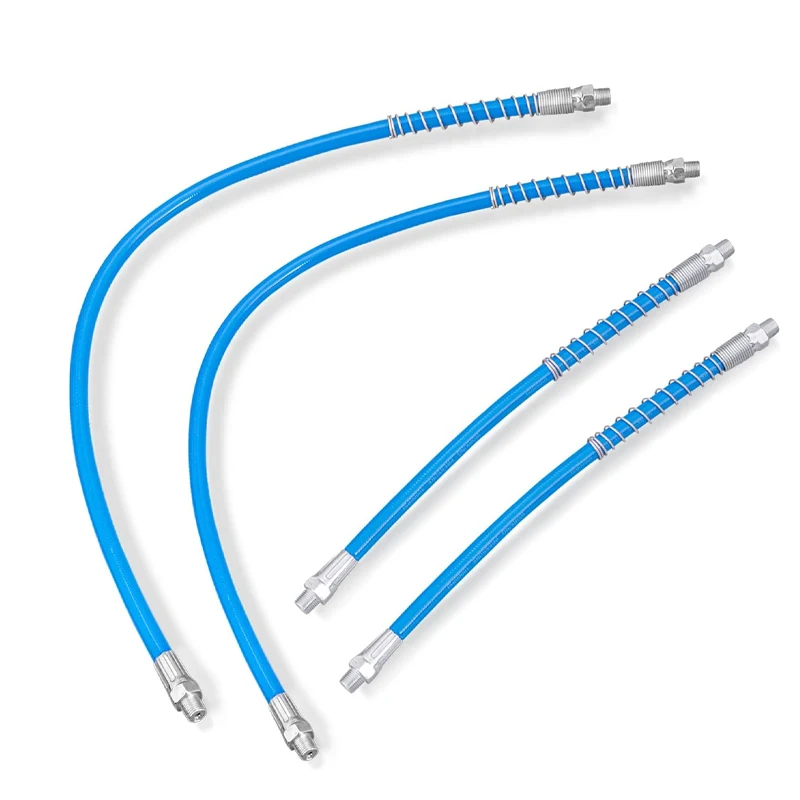 Grease Gun Hoses Lube Gun Hose Connector Accessories for Hand and Air Powered Grease Guns 30 40 60cm grease gun