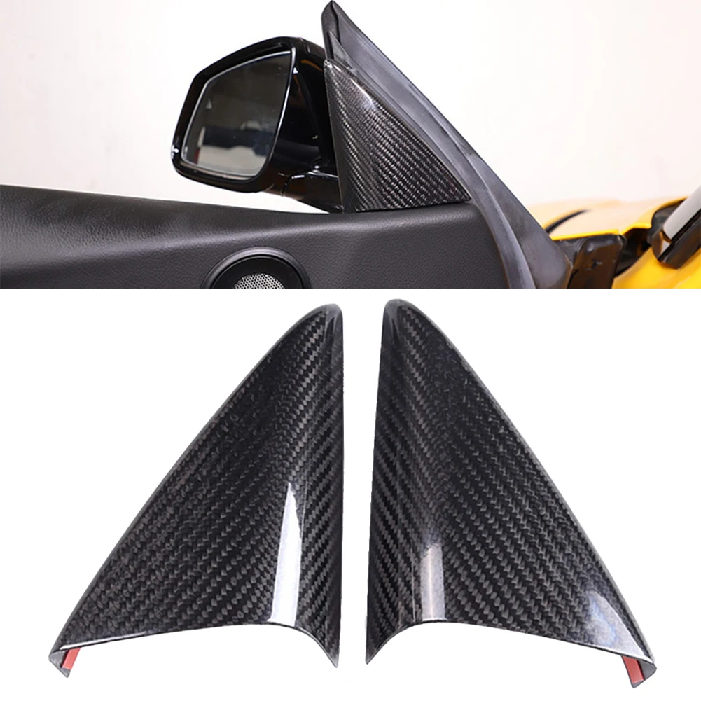 

2 шт., задняя панель из углеродного волокна для Toyota Supra A90 2019-2022, устойчивая к царапинам, грязеотталкивающая