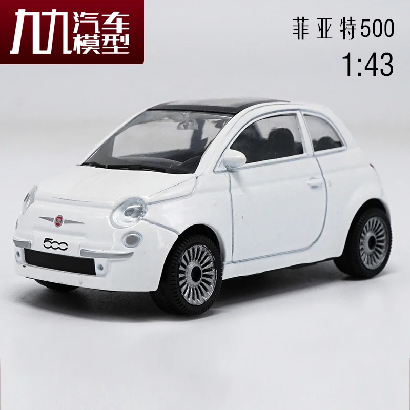 

Diecast 1/43 Vehicles 10cm Fiat 500 Lancia Bravo Alfa Sports Car Alloy Model Collection Ornament Birthday Gift for Boy