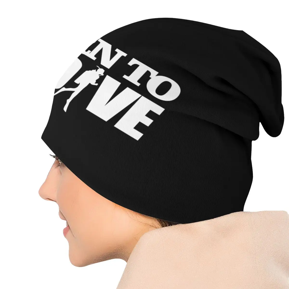 Born To Dive Skullies-gorros de invierno para hombre y mujer, gorro de punto cálido, Unisex, gorros sombreros de buceo