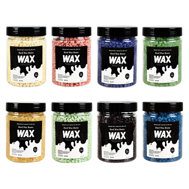 200g Canning Hair Removal Wax Beans Hot Film Waxing Beads for Wax Warmers Melting Pot