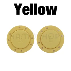 Set of 5 Pairs Invisible Magnetic Buttons for Clothing and Craft Decoration (Yellow)