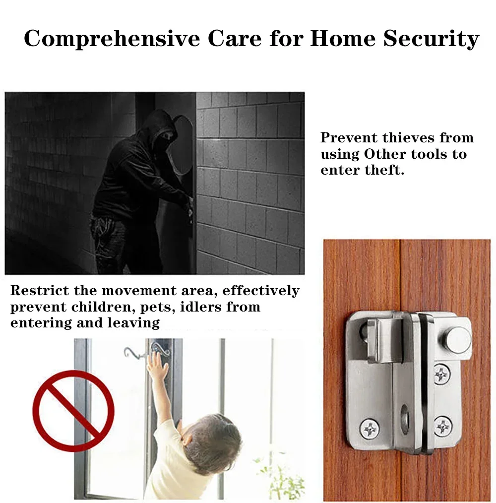Door Latch 1pc Barn Door Cast Metal Hook Latch Lock Texture Country Rustic Decoration Ornament Toilet Doors Right Angle Sliding Door Buckle door latch