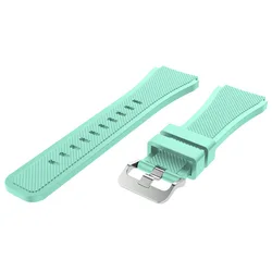 Active Silicone Sports Watchband 22mm - Colorful Bracelet for 22mm (Mint Green)
