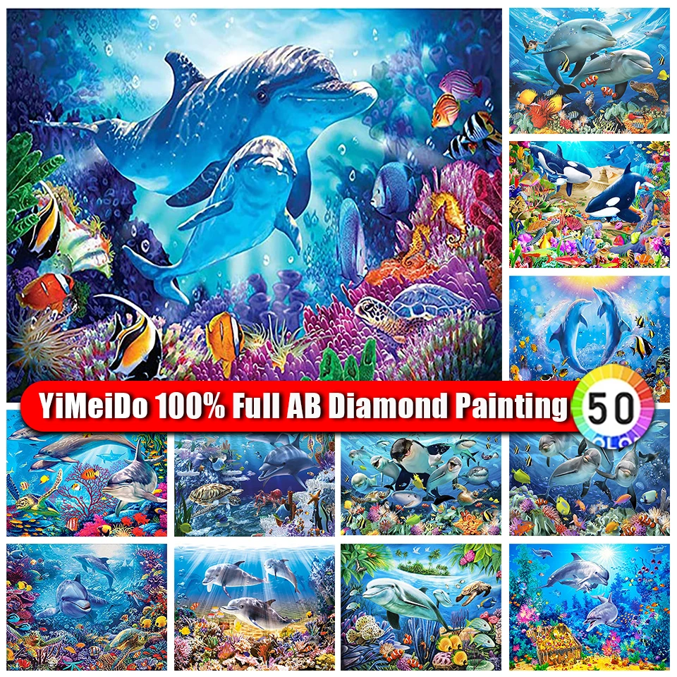 Diamond Painting 100 Full Ab Diamond Painting Ab Yimeido Animal