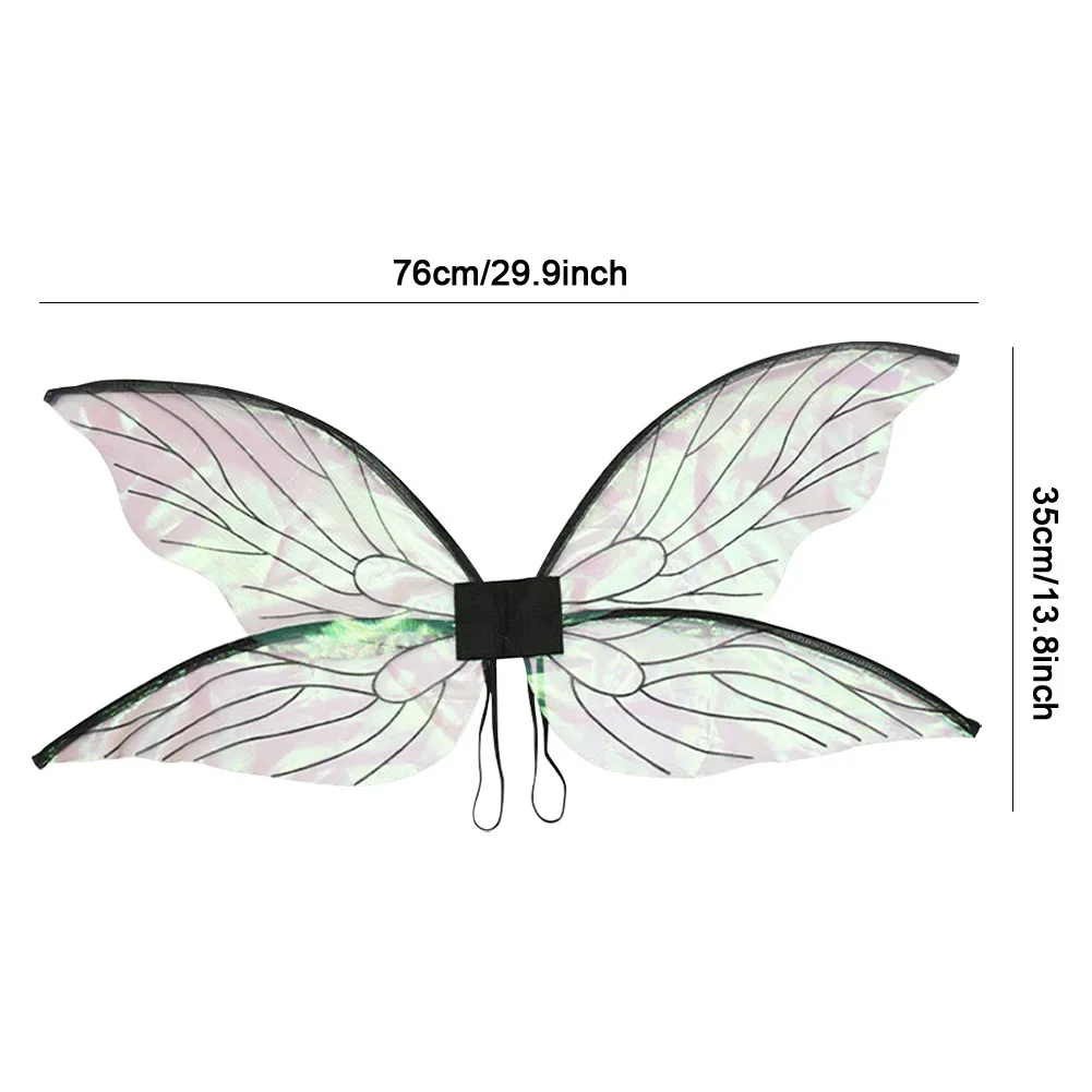 Dress UP Elf Cosplay Wing for Women Girls Butterfly Wings Fairy Wings Costume Masquerade Festive Party Props