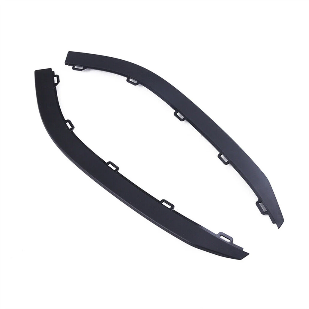 

Golf MK7 2013 2017 Front Bumper L&R Spoiler Molding Trim, Black Color, 54 cm Length, OEM 5GG805903/5GG805904, Easy to Install