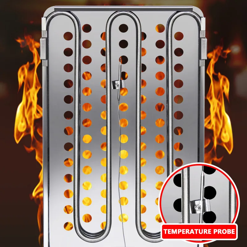 Large capacity electric fryer commercial frying pan fritters potato chips machine fried skewers fried chicken steak French fries