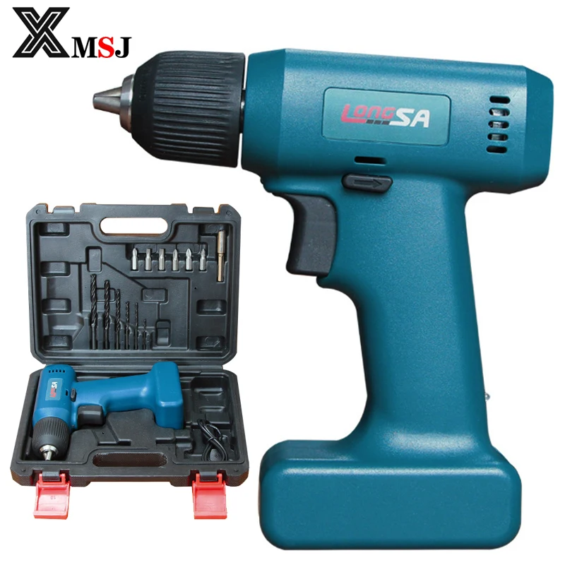 Cordless Electric Screwdriver Drill Set 8V Powerful Rechargeable Battery Electric Screw Driver Mini Portable Electrodrill Tool