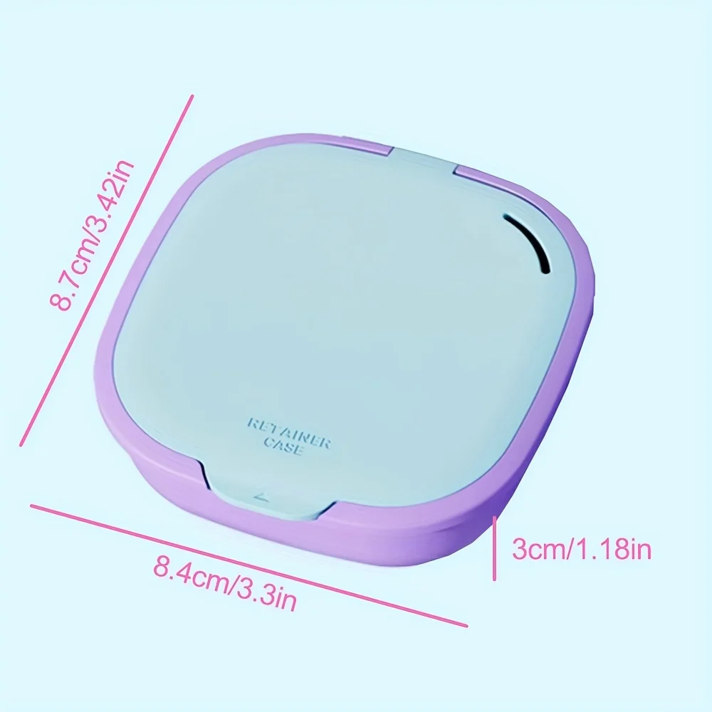 Protective Dental Retainer Orthodontic Mouth Guard Denture Storage Case Box Plastic Oral Hygiene Supplies Organizer Accessories