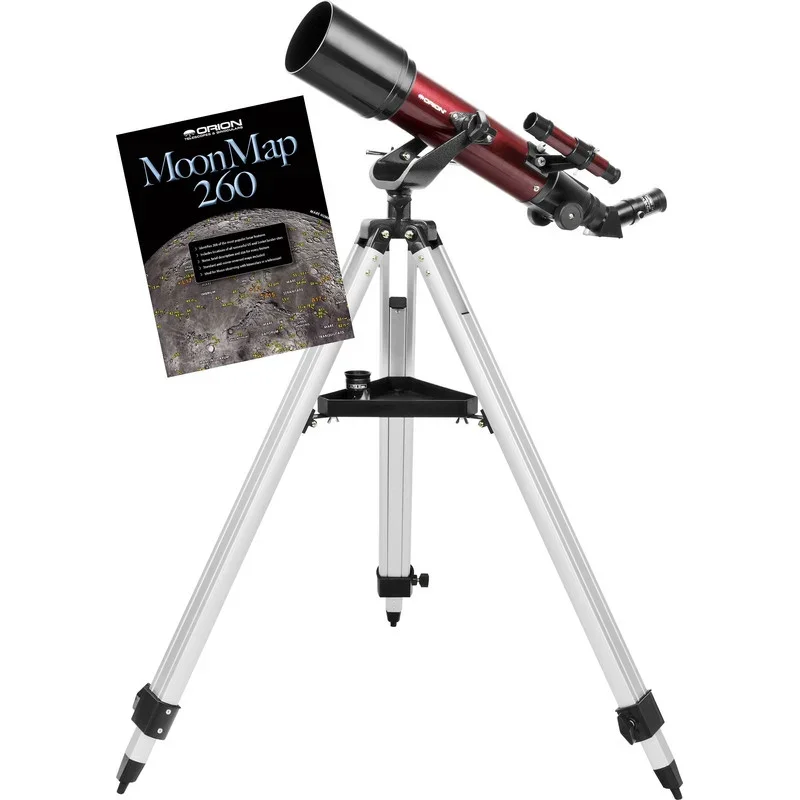 

Orion-Altazimuth Travel Refractor Telescope, 10028 StarBlast, Burgundy, 70mm