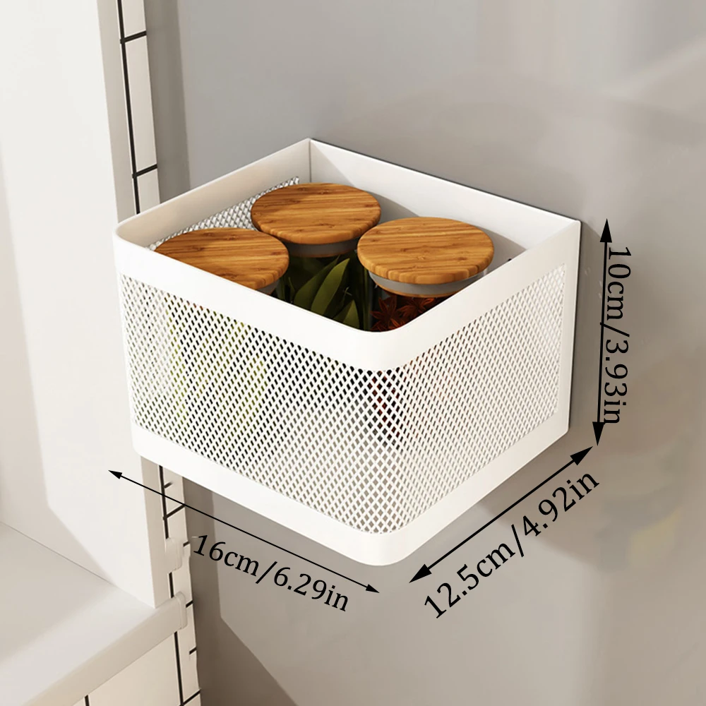 1PC Kitchen Refrigerator Side Magnetic Storage Shelf Basket