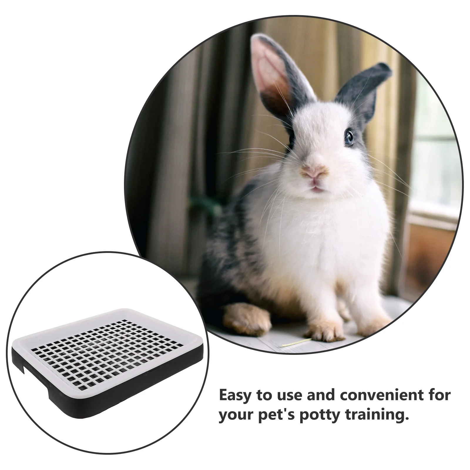 Pink Guinea Pig Litter Tray Pan Bunny Bedding Corner Litter Box Grate Restroom Toilet Corner Potty Poop Trainer Hamster 6