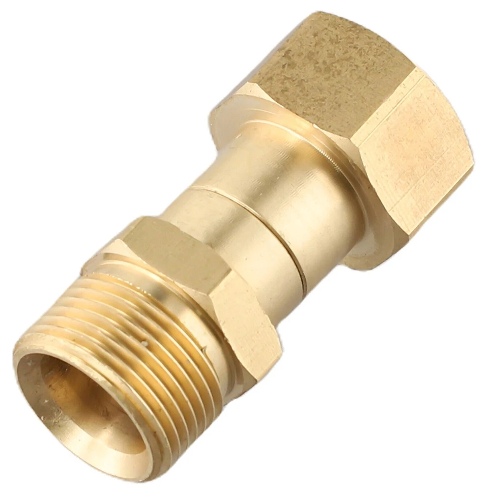 

M22 14mm Pressure Washer Swivel Joint Hose Adapter Anti-Twist Pressure Washer Hose Swivel Joint 3000 PSI Fitting Connector