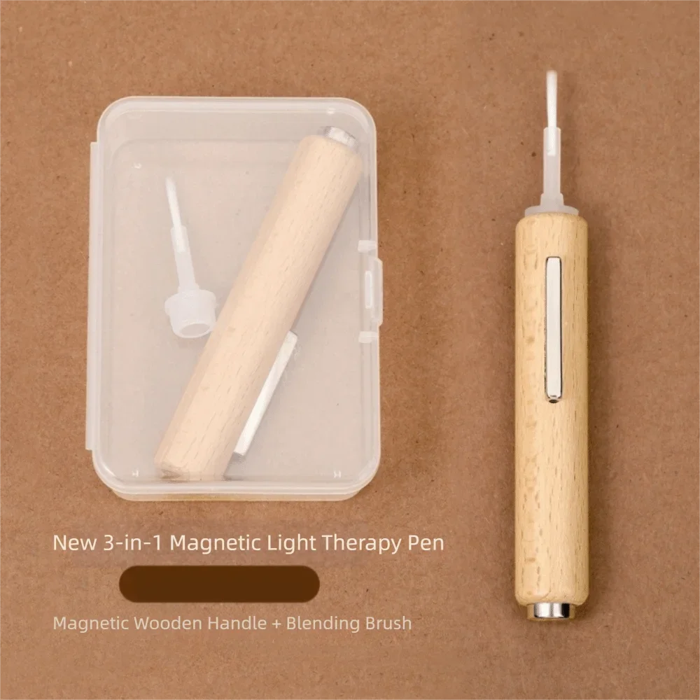 Interchangeable Brush Heads Nail Pen Tool Set 3 In 1 Multifunctional Strong Magnet Nail Art Brush Easy Manicures Manicure Tool