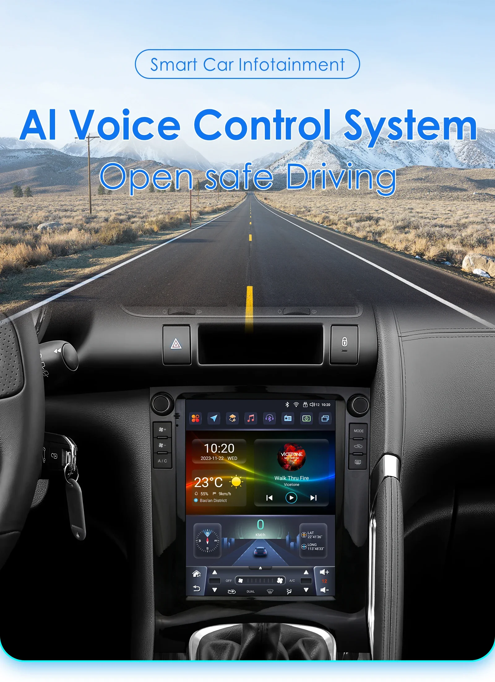Hizpo 2Din 360 Cam Android 14 Auto-Multimedia-Player für Peugeot 3008 2010–2017 GPS Carplay 4G AI Intelligenter Bildschirm Autoradio – Detail 2