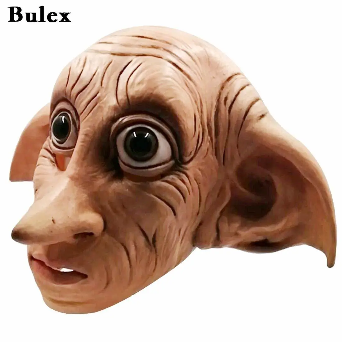 Cafele Cosplay Dobby Elfin Latex Mask Animal Style Halloween Horror Mask Carnival Costume Full Face Props