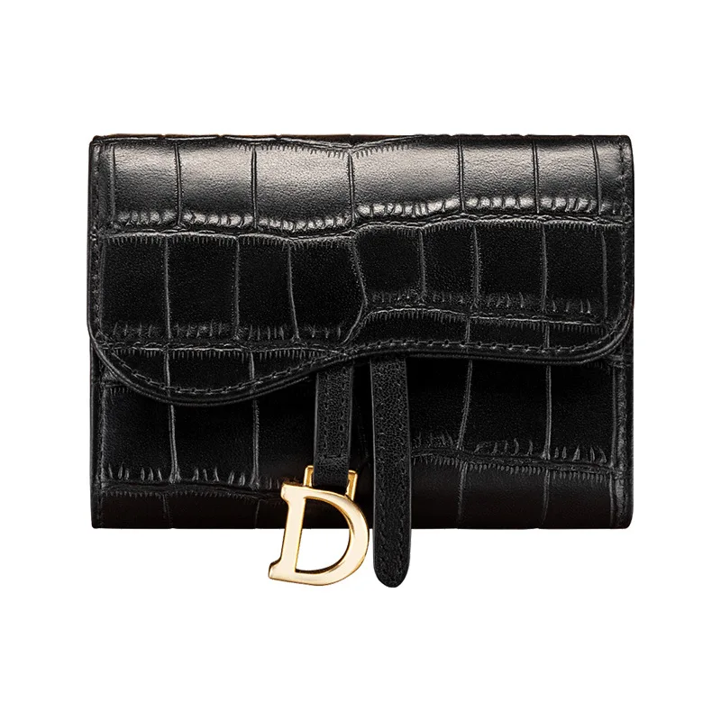 Genuine Leather Crocodile Pattern Wallet For Men & Women Multi-card_voghion.com