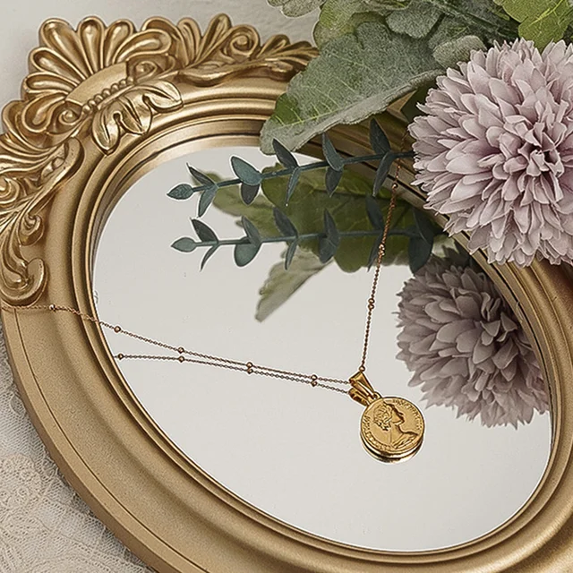 Dekoratív Tükör Összecsukható Állvány Asztal Tálalás Tálca Ékszer Fali - Image 5