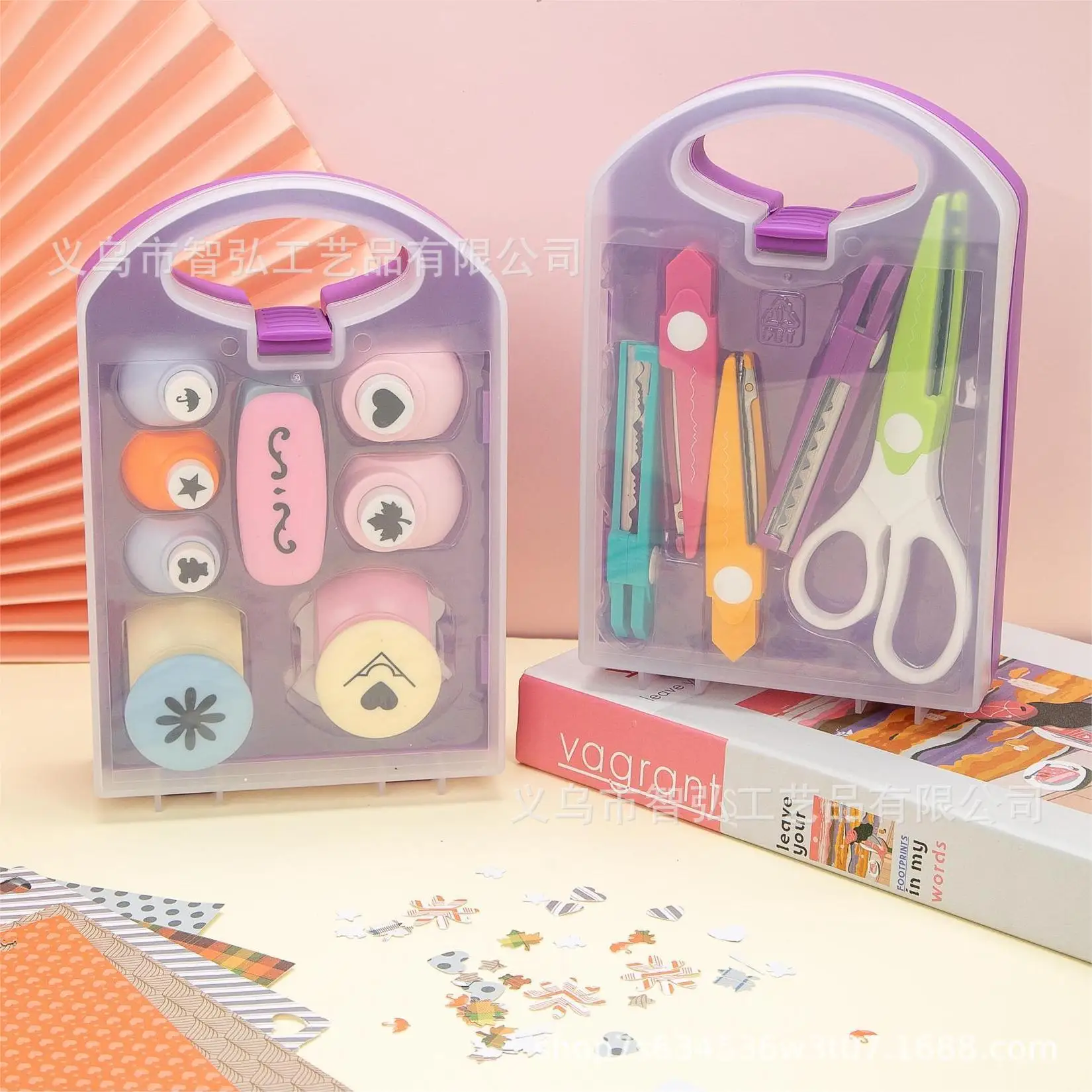 Creative DIY Craft Tool Kit For Children's Flower Drawing And Scrapbooking Snowflake Piece Included Suitable For Kindergarten