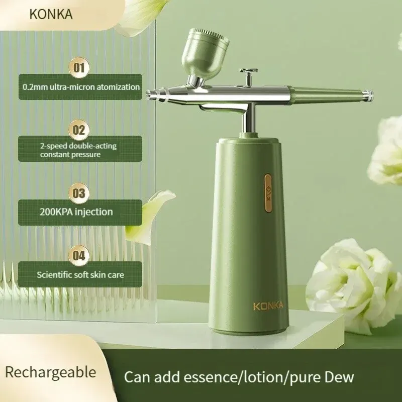  Konka High Pressure Oxygen Injector Nano Spray Hydration Instrument Household Portable Handheld Water Into The Instrument 
