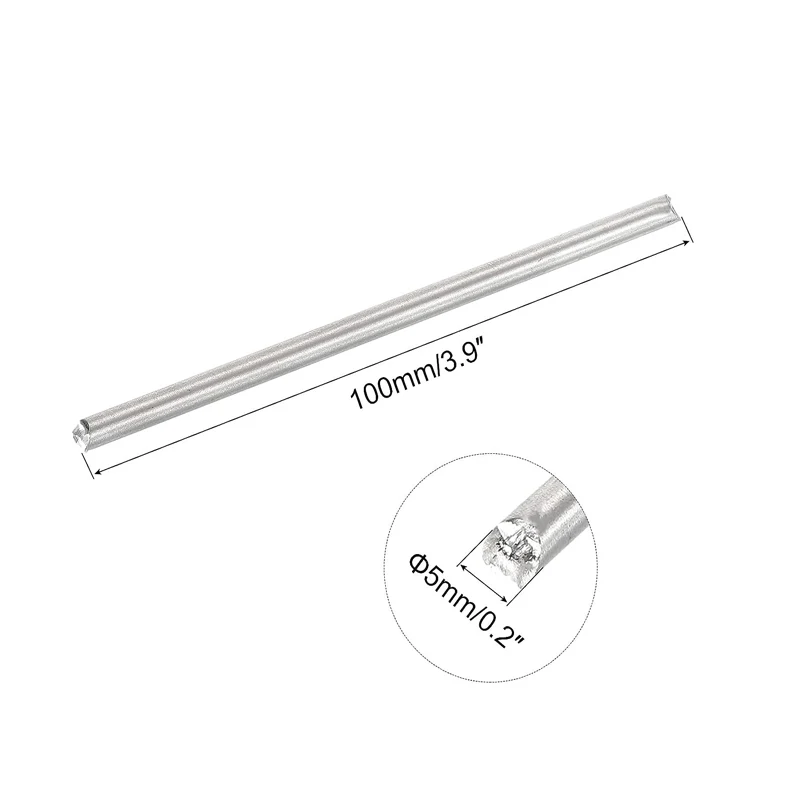 Linear Shaft Rod Steel Round Rod 1-5pcs Titanium Bar Length 100mm-300mm Ti Bar Grade GR2 Rod Round Bar Diameter 2mm-19mm