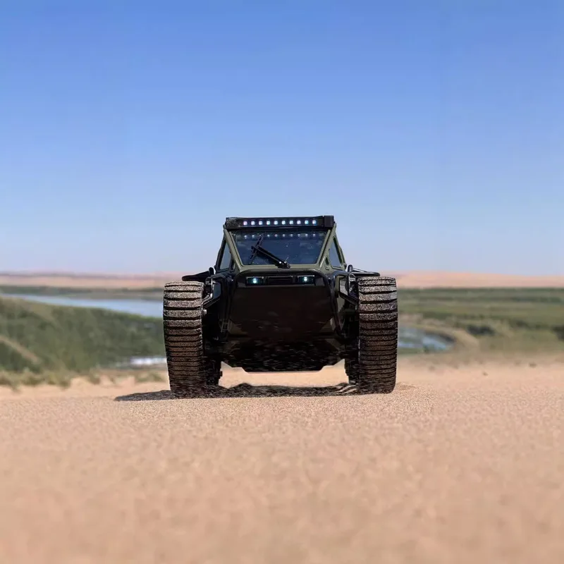 Rc Car Toy Jjrc C8812 Full Scale Multi-Terrain Tracked Off-Road Vehicle Lights Electric Rc Remote Control Tank Car Model Boy Toy 4