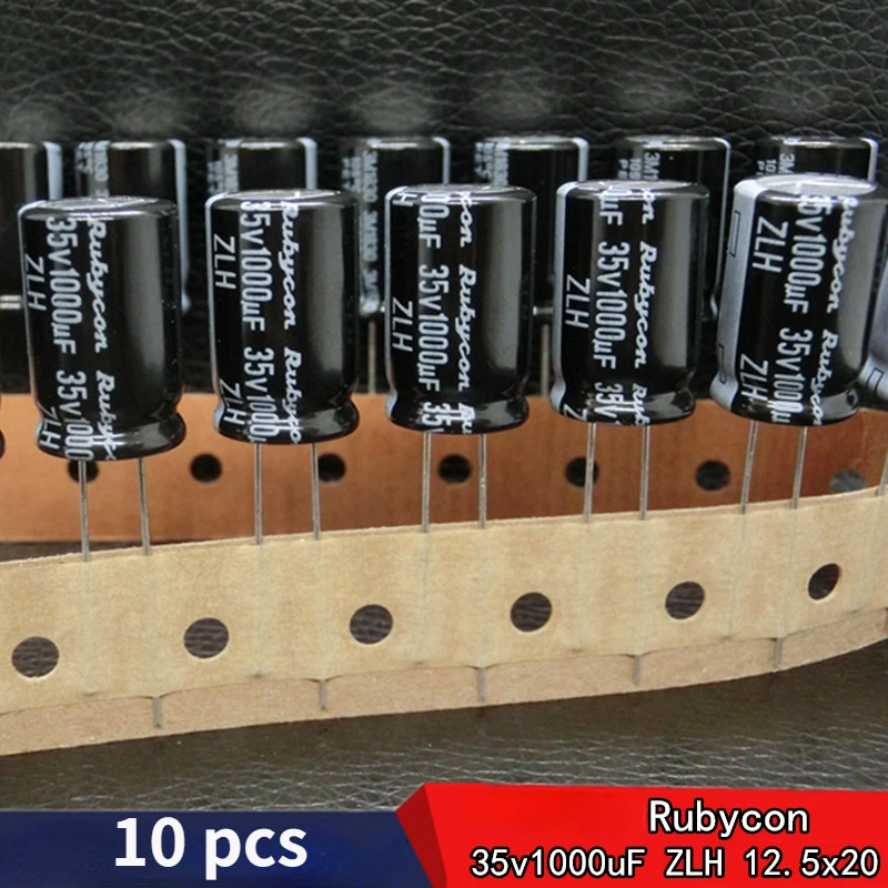 ハニヴ　SSC コンプ 10pcs) Genuine Japanese Rubycon ZLH 35v1000uF electrolytic