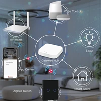 BSEED Zigbee Touch Switches 1/2/3Gang 1Way Smart Light Switch Sensor Wall Switches Tuya Control Smart Life APP Google Alexa - Image 3