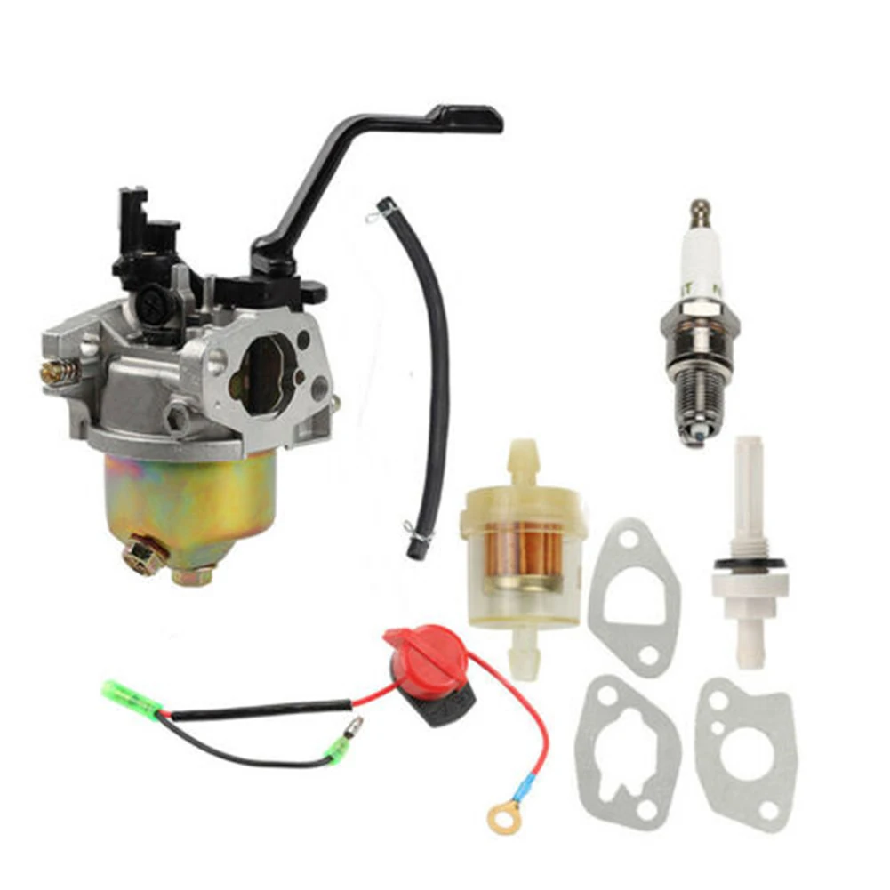 

Generator Carburetor Carb For Honda GX120 GX160 GX168 GX200 5.5HP 6.5HP Carb Fuel Filter Gas Tank Connector Lawn Mower Parts