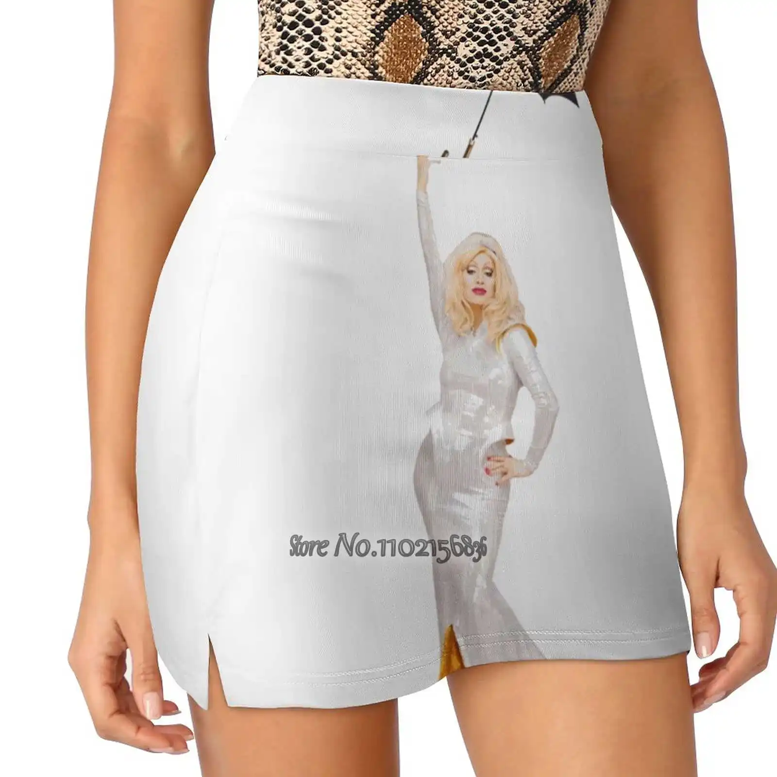 Monsoon Stagione Donna Sport Fodera Gonna Tennis Danza Fitness Gonne Corte Stampate Jinkx Monsoon Jinx Jinks Rupaul Stagione 5