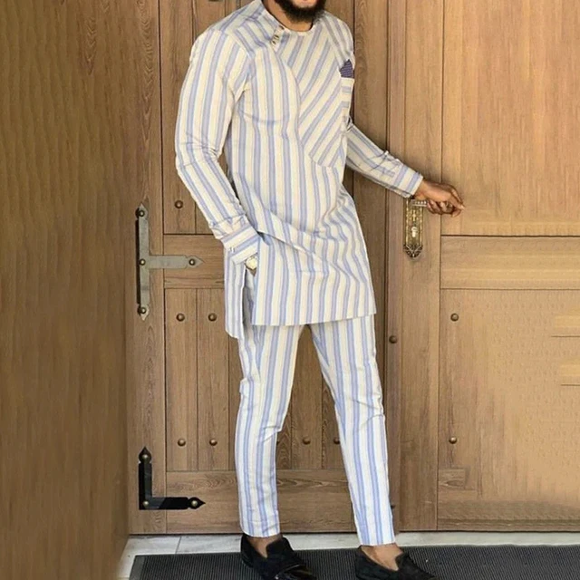 Remi Long Sleeve Striped Dashiki Outfit - Image 4