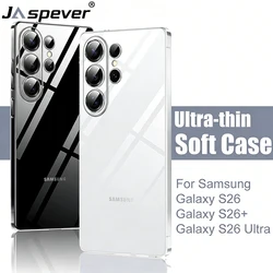 Ultra Thin Transparent Soft Case - Full Camera Cover Clear Silicone TPU Shell - Galaxy S26+