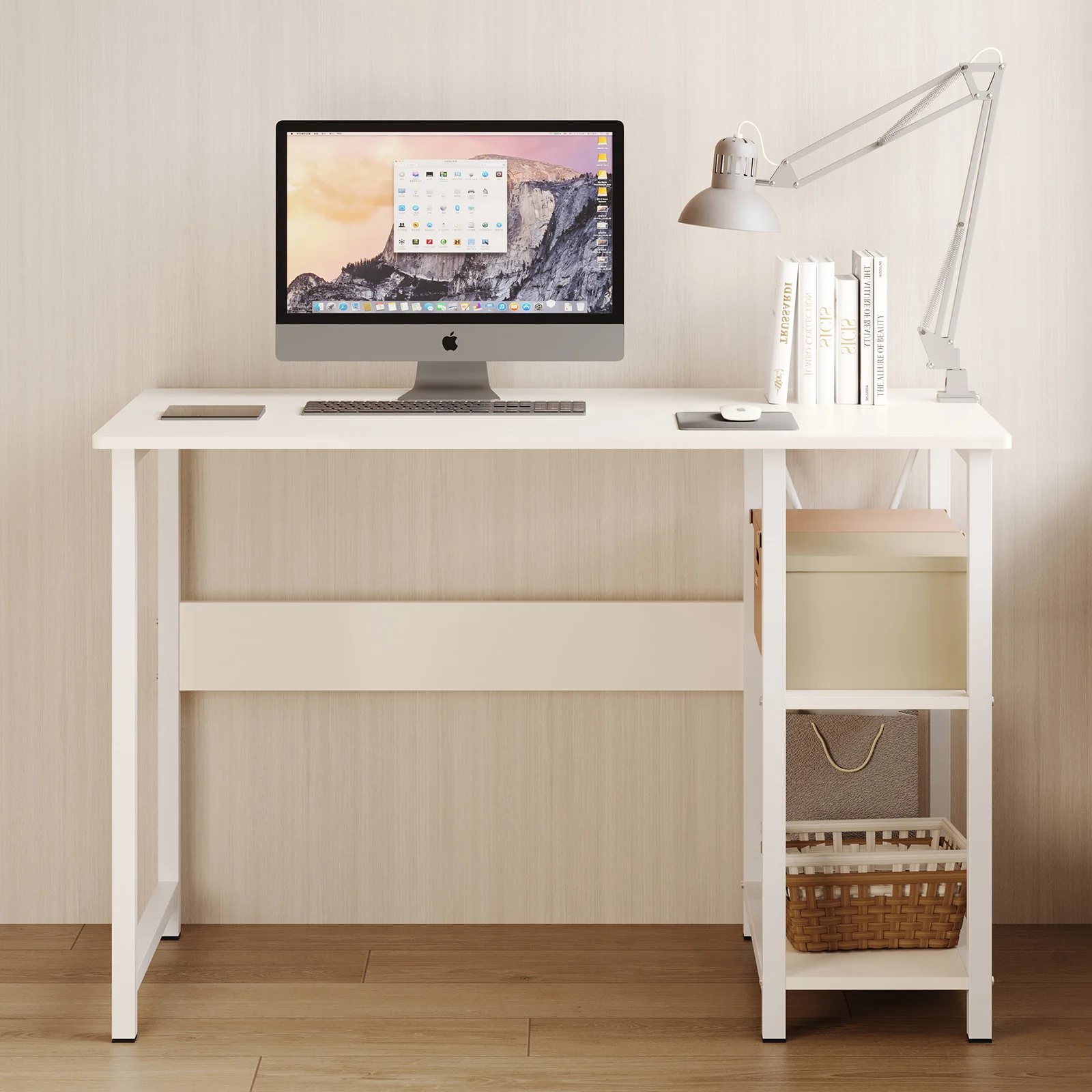 AnneFish مساحة تخزين كبيرة مكتب المنزل دراسة طاولة...