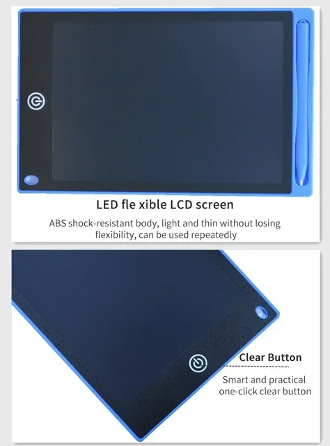 Toys for children 4.4Inch Electronic Drawing Board LCD Screen Writing Digital Graphic Drawing Tablets Electronic Handwriting Pad 3